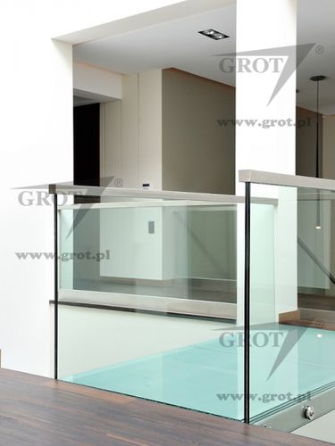Glasübergang - SA 2 - GROT - Stahl / für Innenbereich / Balken