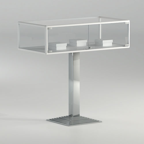 Moderne Vitrine - 1/PFP - Italvetrine - Hartglas / Aluminium / mit Sichtfläche