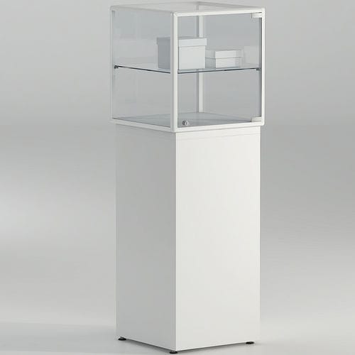 Moderne Vitrine - 6/PLP - Italvetrine - Hartglas / Aluminium / mit integriertem Schloss