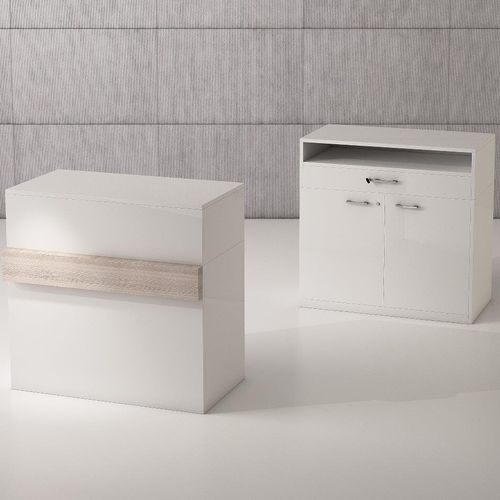 Modularer Verkaufstresen für Geschäfte - QF/10BS - Italvetrine - Holz / für Einzelhandel / weiß