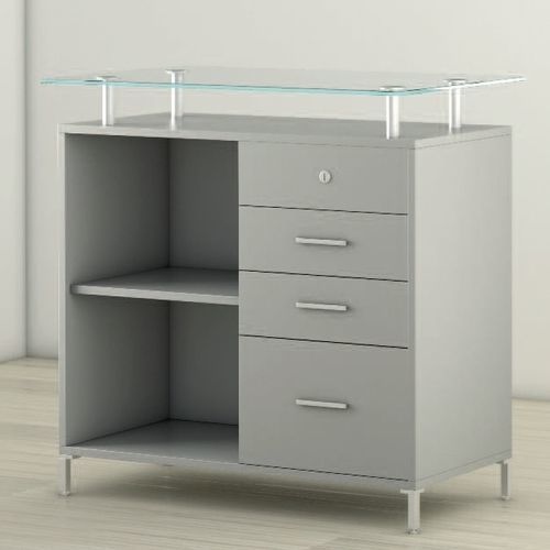 Moderner Vitrinentisch - 50/B - Italvetrine - auf Beinen / Holz / maßgefertigt