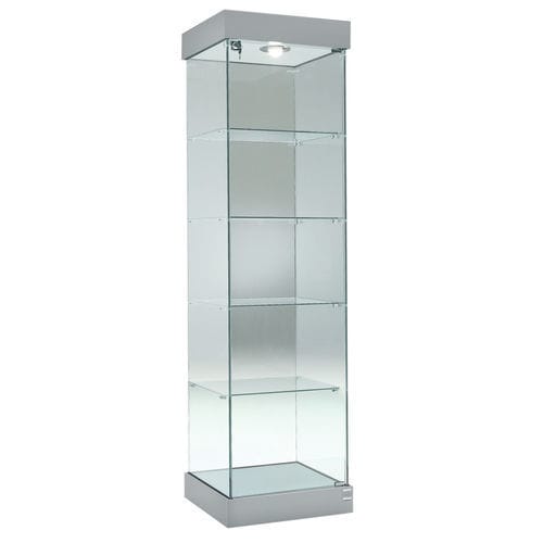 Moderne Vitrine - 181/ES - Italvetrine - Hartglas / Holz / beleuchtet