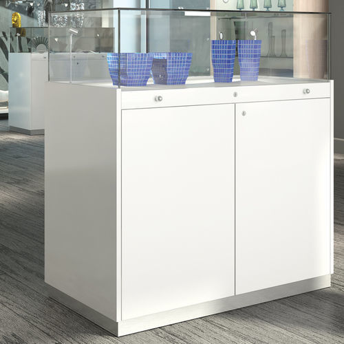 Moderne Vitrine - Q/100L - Italvetrine - Glas / Holz / beleuchtet