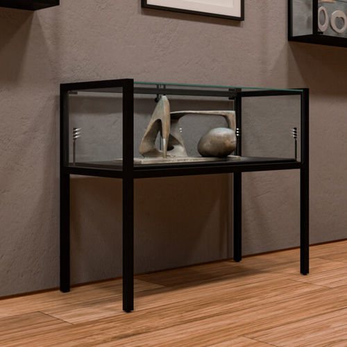 Moderne Vitrine - MU/120FT - Italvetrine - auf Beinen / Hartglas / Eisen