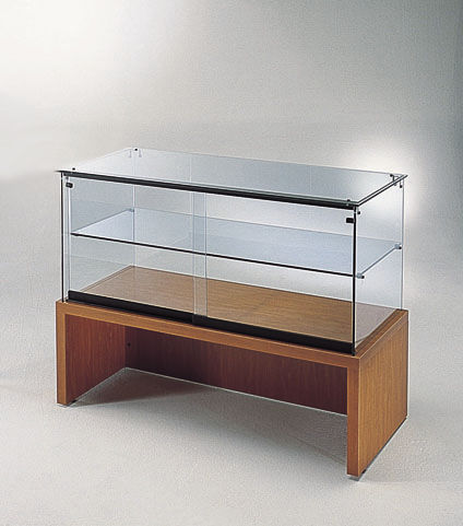Moderne Vitrine - 120/MB - Italvetrine - Glas / Kirschbaum / Helleiche