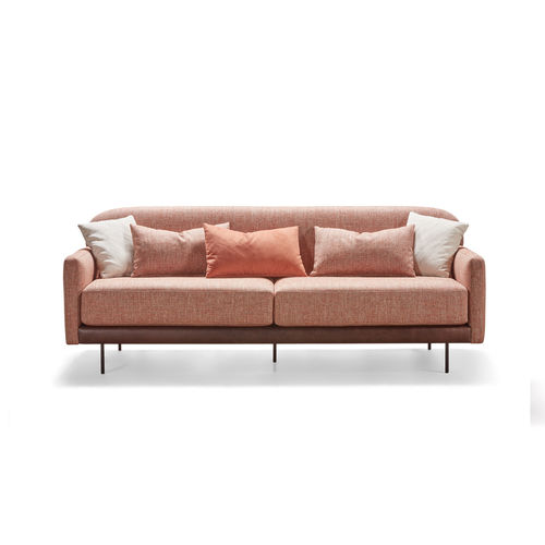 Modernes Sofa - ROBERT - MANUEL LARRAGA - Stoff / rosa / Contract