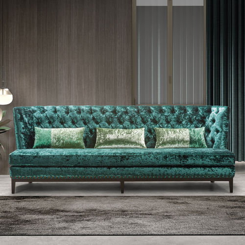 Stil-Sofa - ARTHUR - MANUEL LARRAGA - Stoff / grün / Contract