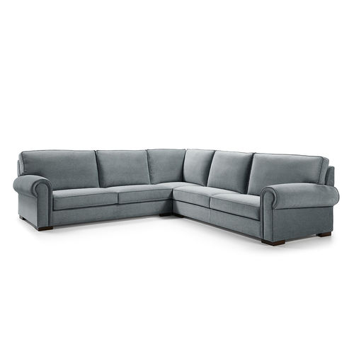 Ecksofa - LAGUNA - MANUEL LARRAGA - klassisch / Stoff / grau