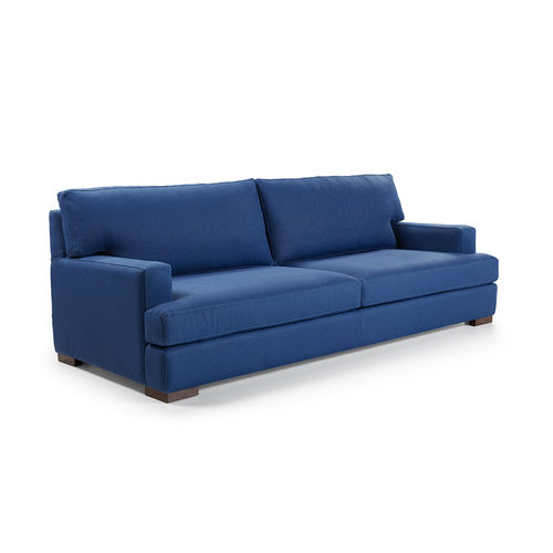 Modernes Sofa - NEW YORK - MANUEL LARRAGA - Stoff / grau / blau