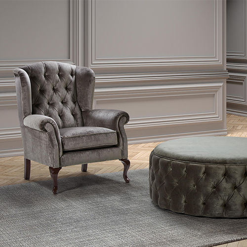 Stilsessel - PALACE - MANUEL LARRAGA - Stoff / Ohren / Bergère-Stil