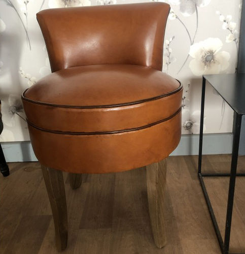 Klassischer Kaminsessel - ClubSpirit - Stoff / Leder / Buche