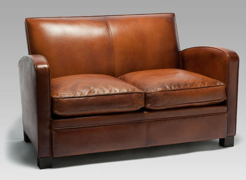 Klassisches Sofa - Normandie - ClubSpirit - Stoff / Leder / mit Armlehnen