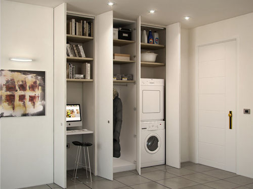 Computer-Lagerschrank - COMBI BOX - Pucci Saoro - mobil / für Gewerbegebrauch