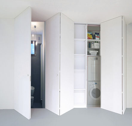 Tür für Einbauschrank / für Innenbereich - COMBI - Pucci Saoro - faltbar / ohne Verglasung