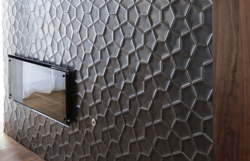 Keramikfliesen - PENTA 3D - Daniel Ogassian - 3D / für den Innenraum / Wand