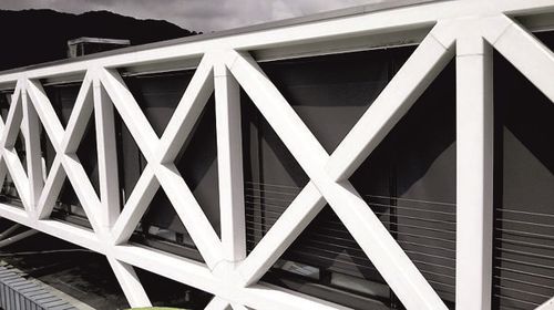 Jalousie für Fenster - FACADE AWNINGS - Solaris Tende srl - Stoff / für Außenbereich / für Gewerbegebrauch
