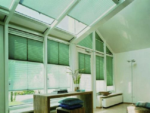 Faltjalousie - TENDE INTERNE - Solaris Tende srl - für Fenster / Stoff / für Gewerbegebrauch
