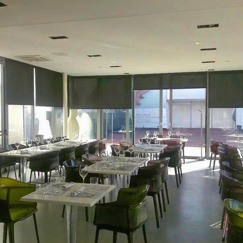 Jalousie für Fenster - TENDE FONOASSORBENTI - Solaris Tende srl - Stoff / für Gewerbegebrauch / motorisiert