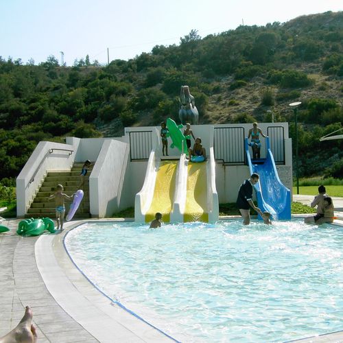 Gerade Rutsche - KIDS' MULTISLIDE - Polin Waterparks - für Aquapark / Mehrfach