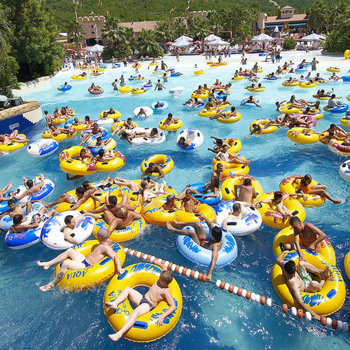 Wellenschwimmbecken - Polin Waterparks - für Außenbereich / für Aquapark / erdverlegt