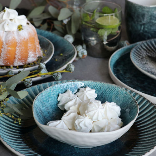 Feinsteinzeug-Schale - MUSTIQUE  - KARE Design - modern / handgefertigt