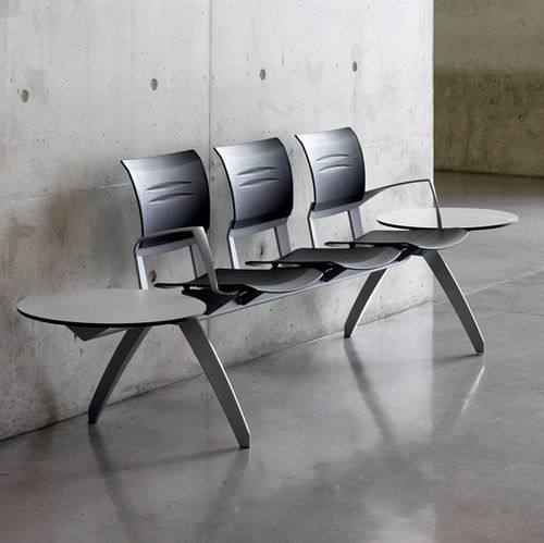 Aluminium-Traversenbank - ZAS - Dynamobel - 3 Plätze / für den Innenraum / modern