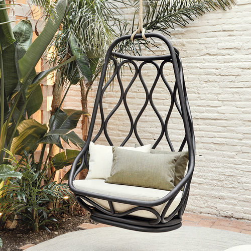 Moderner Sessel - NAUTICA - expormim - Stoff / Leder / Rattan