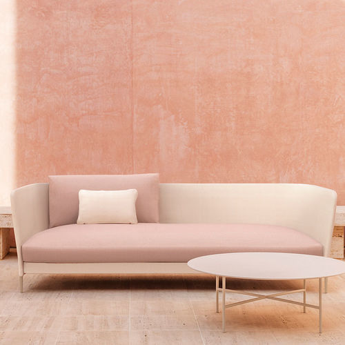 Modernes Sofa - KÄBU  - expormim - für Außenbereich / Stoff / mit Armlehnen