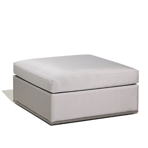 Moderner Fußschemel - MOOD XL - bivaq - Stoff / für den Innenraum / für Garten