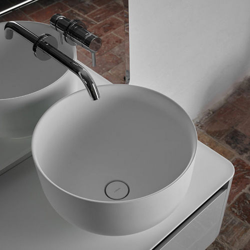 Aufsatzwaschbecken - OG006 - Inbani - Mineralwerkstoff / rund / modern