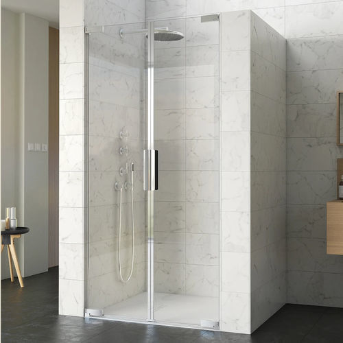 Schwenkbare Duschwand - Kinequartz équerres 2P - Kinedo - rechteckig / für Nischen / Securit®Glas