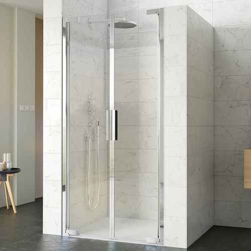 Schwenkbare Duschwand - Kinequartz profilé 2P - Kinedo - rechteckig / für Nischen / Securit®Glas