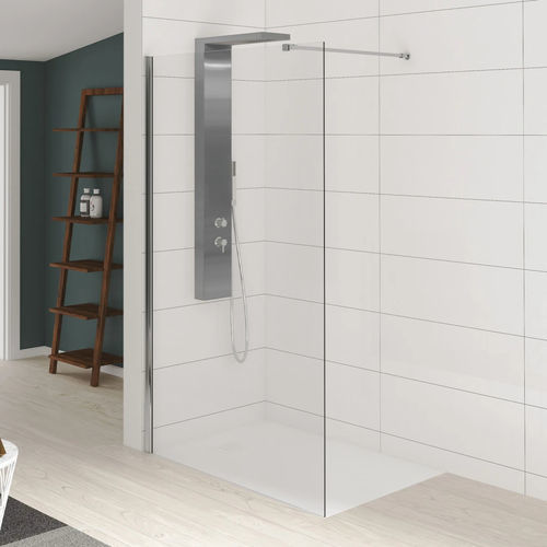 Umkehrbare Duschwand - Kinestyle Solo - Kinedo - rechteckig / für Nischen / Securit®Glas