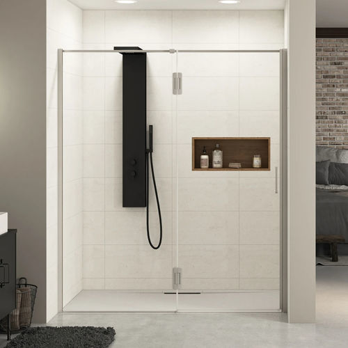 Schwenkbare Duschwand - Ekinox P - Kinedo - rechteckig / für Nischen / Securit®Glas