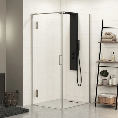 Schwenkbare Duschwand - Ekinox P+F - Kinedo - rechteckig / für Nischen / Securit®Glas