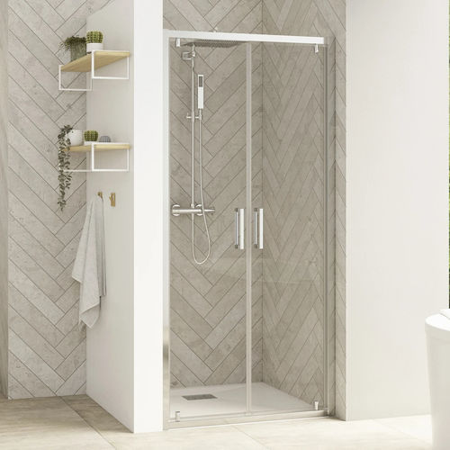 Schwenkbare Duschwand - Smart Design 2P - Kinedo - rechteckig / für Nischen / Securit®Glas