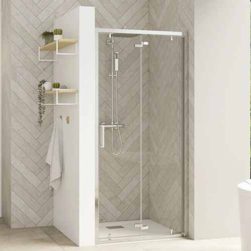 Faltbare Duschwand - Smart Design S - Kinedo - rechteckig / für Nischen / Securit®Glas