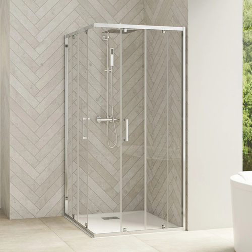Schiebeduschwand - Smart Design A/C - Kinedo - rechteckig / für Nischen / Securit®Glas