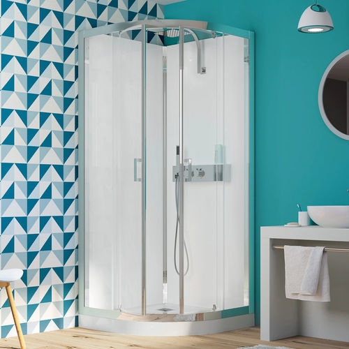 Glas-Duschkabine - Eden+ R80 et R90 - Kinedo - mit Pendeltür / quadratisch / thermostatisch