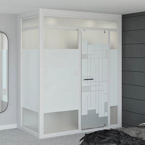 Glasdusche - Modulo Luxe - Kinedo - mit Schiebetür / für Nischen / Rauchglas