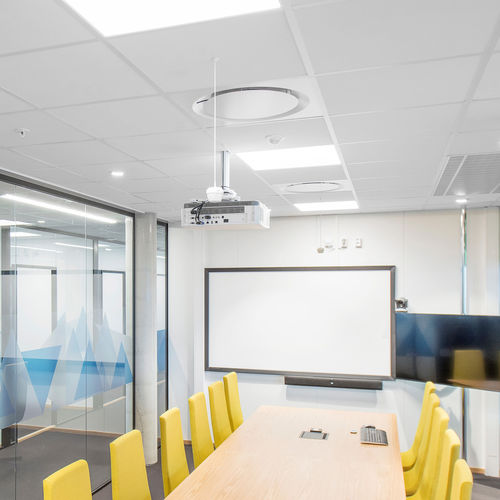 Steinwolle-Zwischendecke - BLANKA® DB 35 - ROCKFON - aus Fliesen / für Büro / für Reinraum