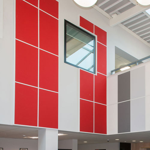 Wandmontierte Akustikplatte - COLOR-ALL® - ROCKFON - für Decke / Steinwolle / rechteckig