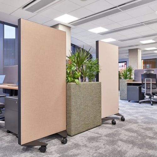 Moderner Paravent - CANVA® - ROCKFON - Metall / Aluminium / für Büro