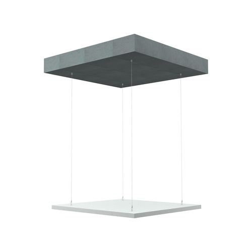 Akustik-Deckensegel - ECLIPSE - ROCKFON - für Decke / Aluminium / quadratisch