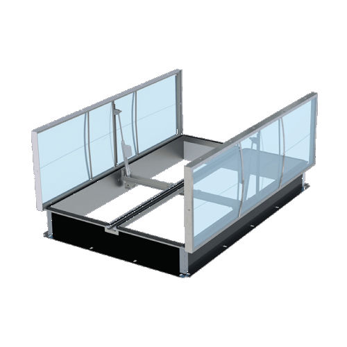 Metall-Rauchabzugsfenster - BLUESTEEL THERM DV ELEC - Adexsi - Polycarbonat / Rauch- und Wärmeabzugsanlage / für Dach