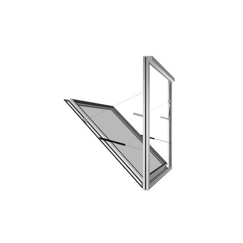 Aluminium-Rauchabzugsfenster - EXUBAIE V2 - Adexsi - für Fassaden