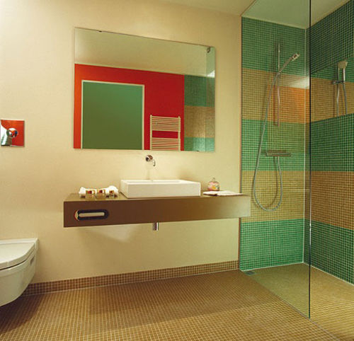 Modernes Badezimmer - eurocomponents spa - Stahlbeton / für Hotels / Fertig