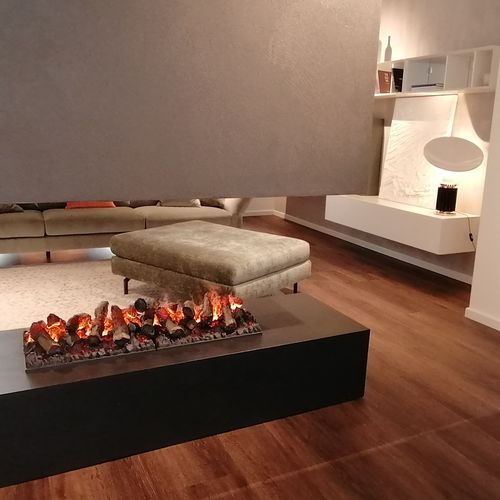 Elektrokamin - BRACE 100 LEGNA - MAISONFIRE - eingebaut / hängend / für Wandmontage