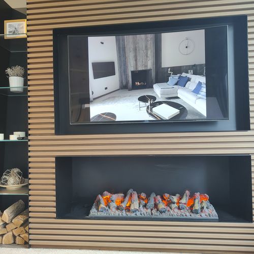Elektrokamin - INCASSO 140 ACQUA - MAISONFIRE - Einbau / für Wandmontage / ohne Abzug