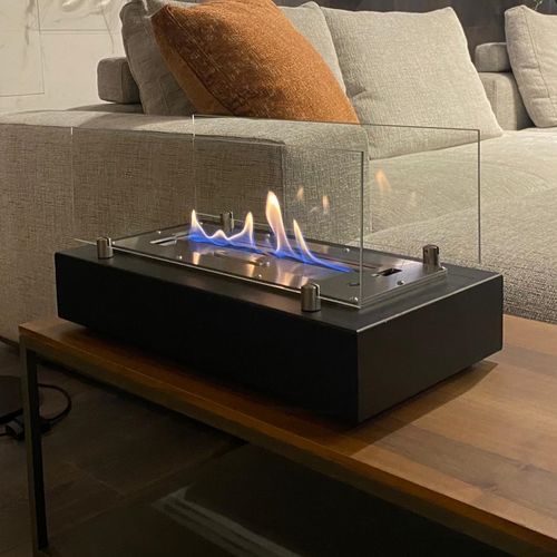Rechteckige Bioethanol-Brennkammer - SMOKY BIO - MAISONFIRE - modern / freistehend / Tisch